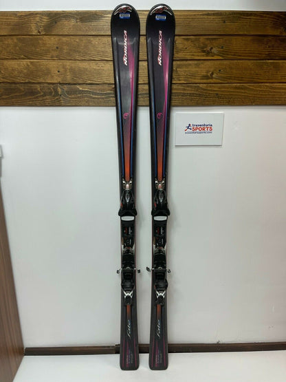 Nordica Fate 170 cm Ski + Nordica 12 Bindings Winter Snow Sport Outdoor Fun