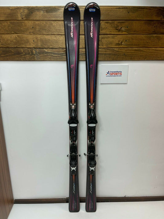 Nordica Fate 170 cm Ski + Nordica 12 Bindings Winter Snow Sport Outdoor Fun