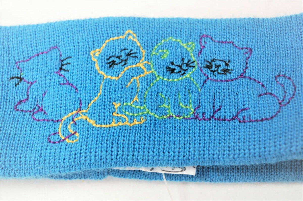 SPLUGA TRICOT Kinder-Stirnband, einzigartig, warm, Winter, Skisport, Vintage, HERGESTELLT IN ITALIEN