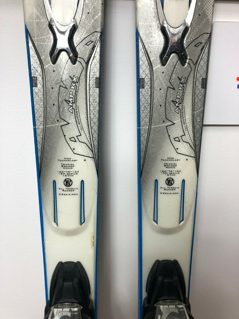 K2 RX AMP 167 cm Ski + Marker 10 Bindings Winter Sport Snow Outdoor Fu – Traventuria Sports