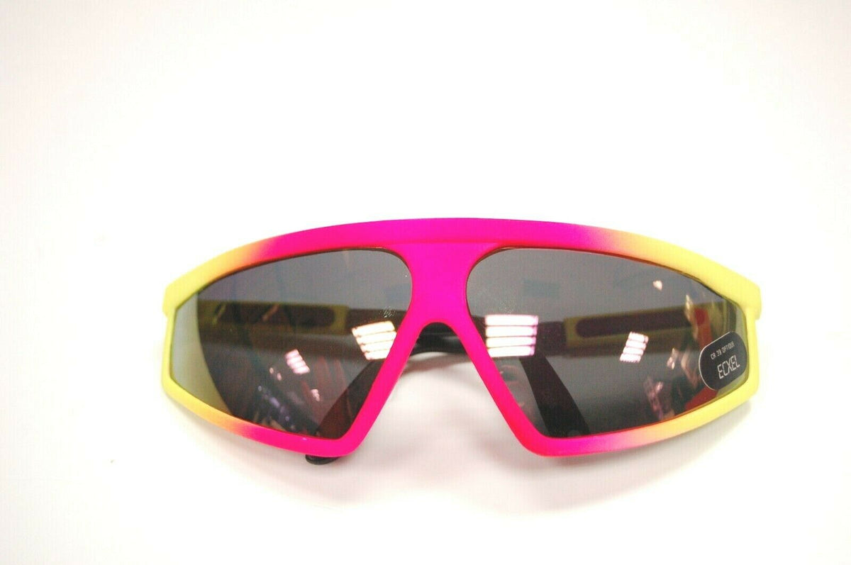 Lunettes de soleil de cyclisme originales ECXEL, NEUVES ! FABRIQUÉES EN ITALIE ! Protection UV 100 %