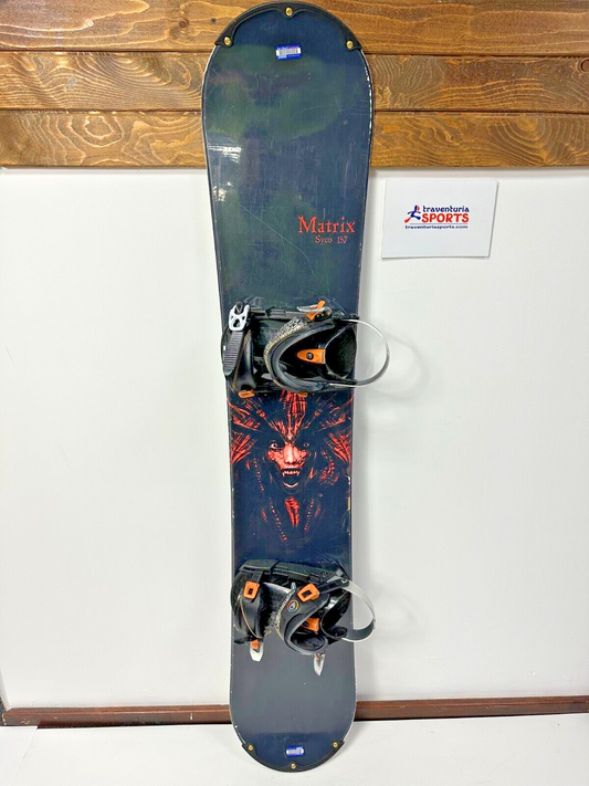 Matrix Syco 157 cm Snowboard + HEAD Rental L  Bindings Winter Snow Adventure Fun
