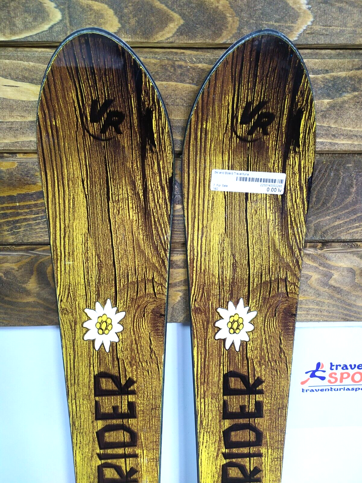 Snowrider Speedrocker VR 160 cm Ski + NEW Tyrolia SX 10 Bindings Handmade Speed