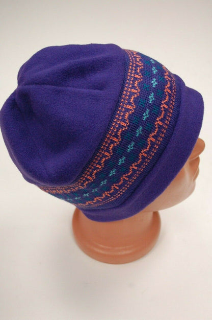 Cappello caldo e comodo da sci invernale lavorato a maglia Spluga Tricot, RARO, NUOVO DI ZECCA
