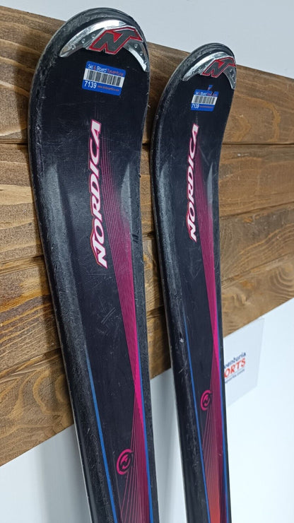 Nordica Fate 170 cm Ski + Nordica N Pro 12 Bindungen Winter Schneesport Outdoor