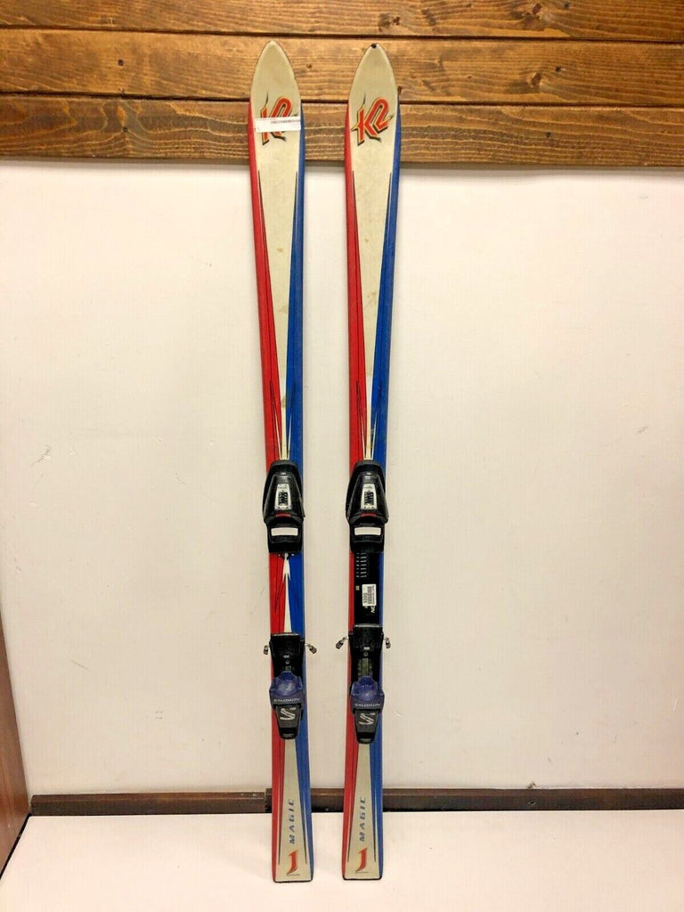 K2 Magic J 150 cm Ski + Salomon 4.5 Bindings Winter Sport Snow Outdoor