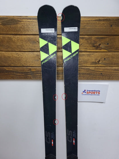 Fischer RC4 GS 183 cm Ski + Brand New Tyrolia10 Bindings Winter Sports Fun