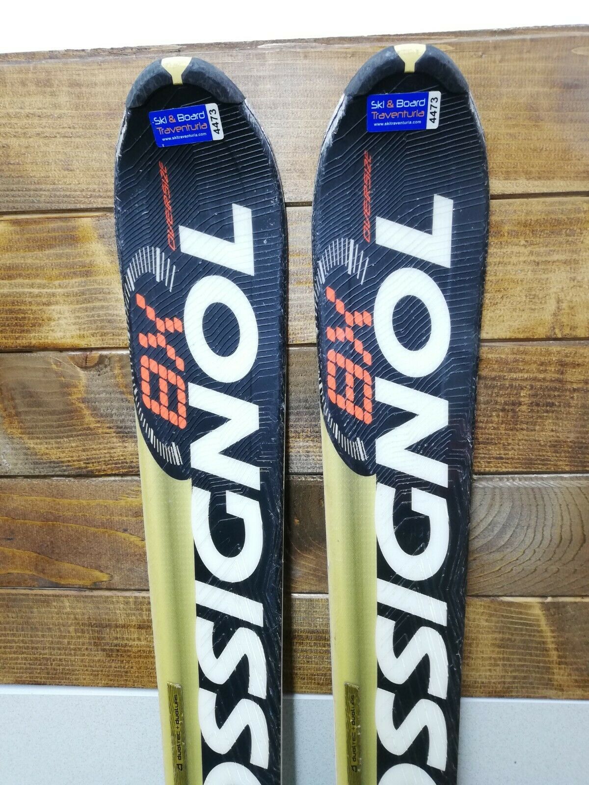 Rossignol Oversize 8 X 174 cm Ski + Rossignol Axium Bindings Winter Snow Sport