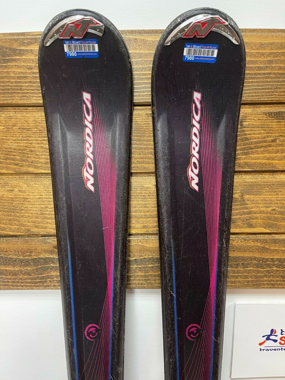 Nordica Fate 170 cm Ski + Nordica 12 Bindings Winter Snow Sport Outdoor Fun
