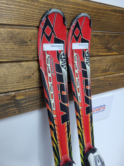 Ski Völkl Racetiger GS JR 120 cm + fixations Marker 4.5 Sports d’hiver Neige Plaisir