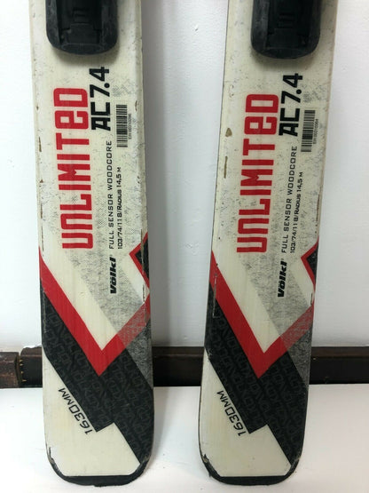 Sci Volkl Unlimited AC 7.4 163 cm + attacchi Look 7 Fun Snow Sport invernali Pista