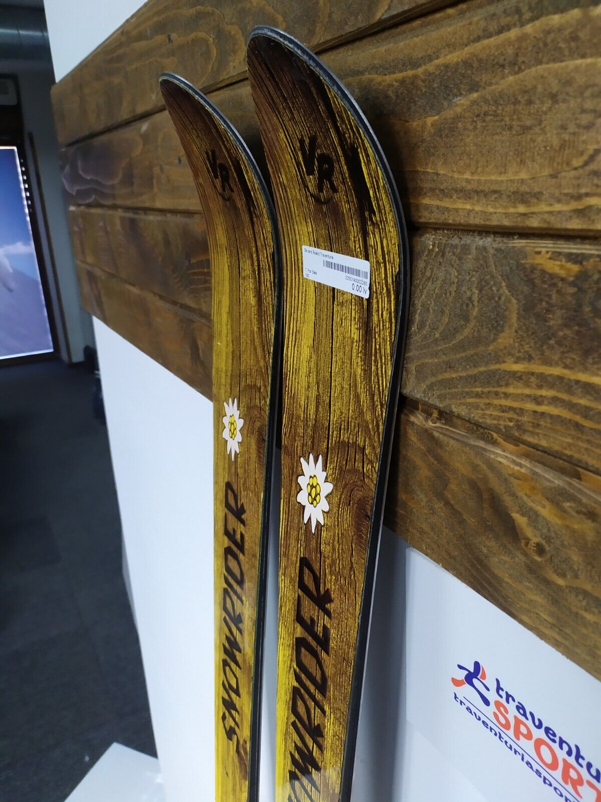 Snowrider Speedrocker VR 160 cm Ski + NEW Tyrolia SX 10 Bindings Handmade Speed