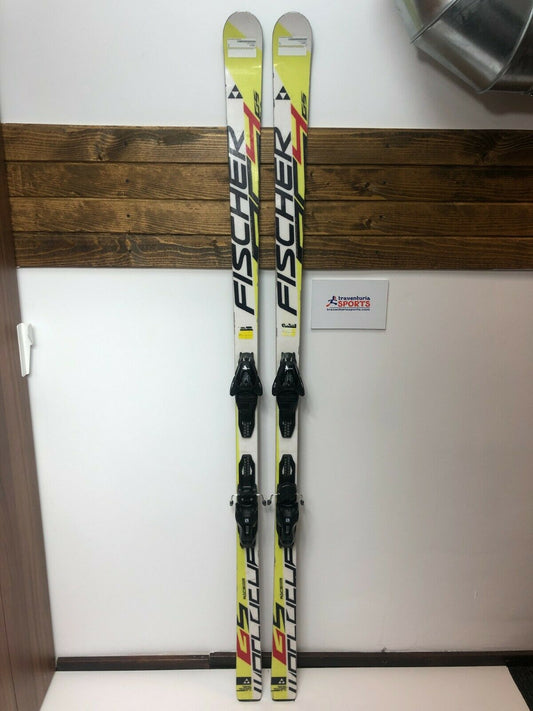 Fischer RC4 GS World Cup 195 cm + BRAND NEW Salomon 10 Bindings Winter Sport CBS