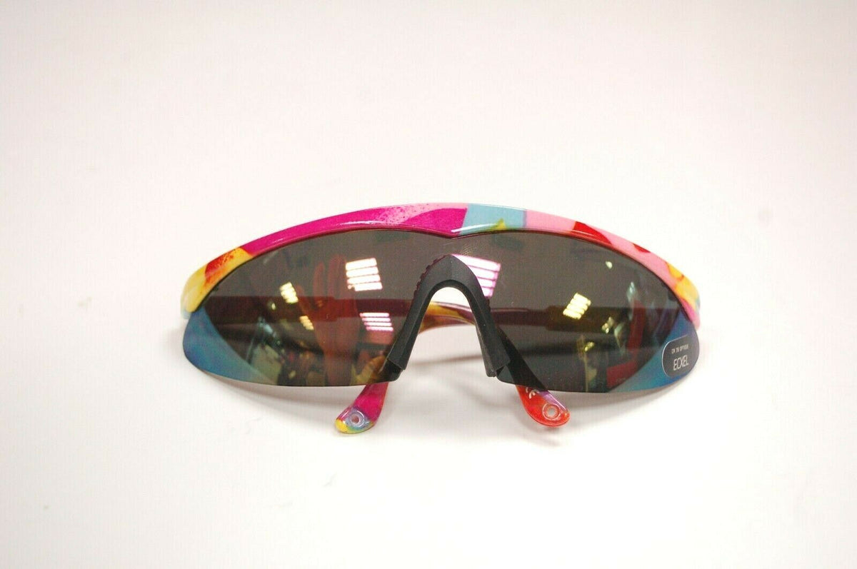 Lunettes de soleil de cyclisme originales ECXEL, NEUVES ! FABRIQUÉES EN ITALIE ! Protection UV 100 %