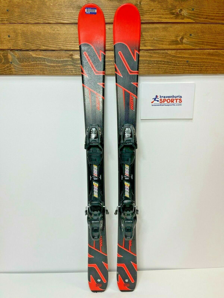 K2 Indy 112 cm Ski + Marker 4.5 Bindings Winter Sport Outdoor Powder Fun Snow