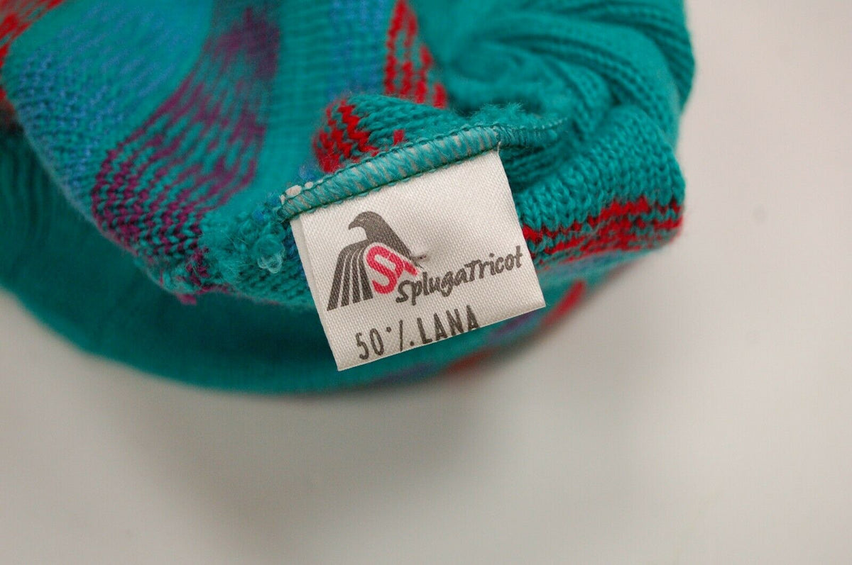 Spluga Trikot Strickmütze, Outdoor, Original Winter Sportliche Skimütze, Selten, NEU
