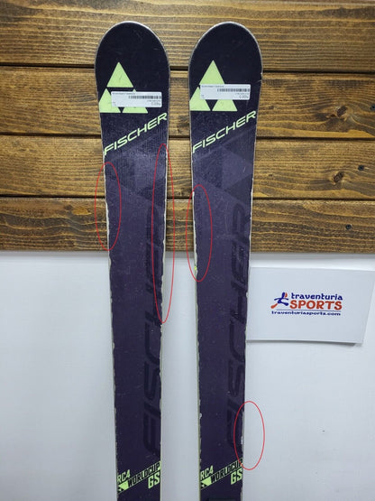 Fischer RC4 GS 170 cm Ski + fixations Tyrolia 10 Sports d’hiver Plaisir Aventure