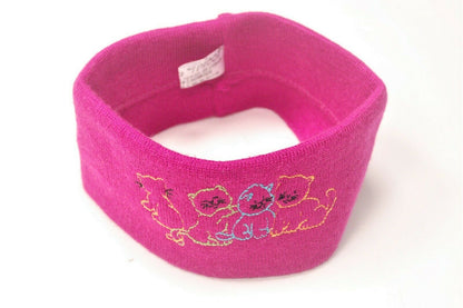 SPLUGA TRICOT Kinder-Stirnband, einzigartig, warm, Winter, Skisport, Vintage, HERGESTELLT IN ITALIEN