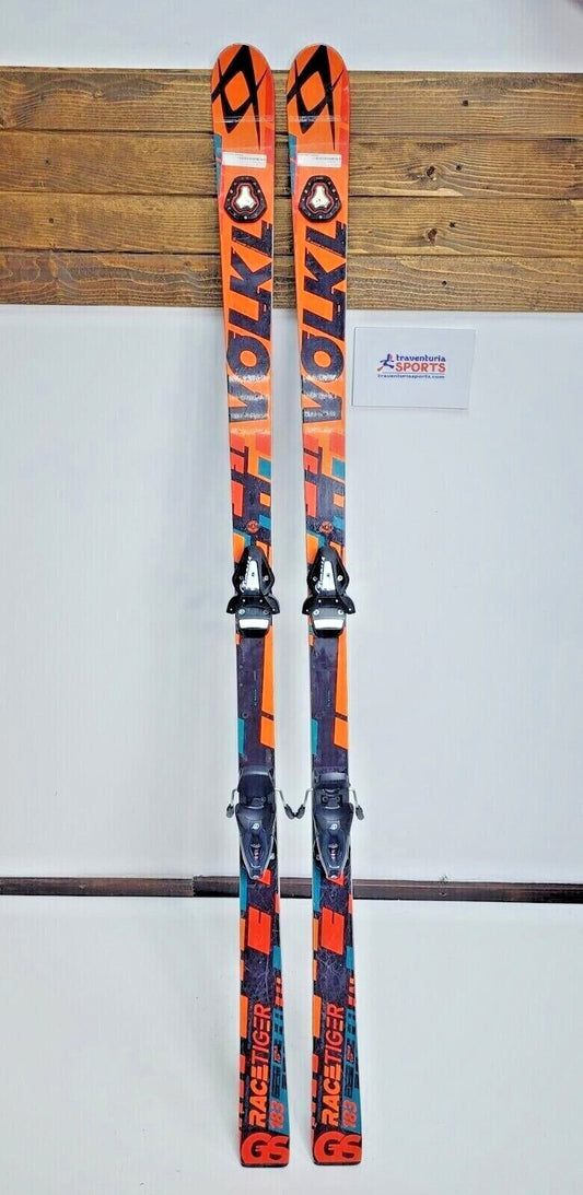 Völkl Racetiger WC GS 183 cm Ski + brandneue Tyrolia SX 10 Bindungen BSL UVO