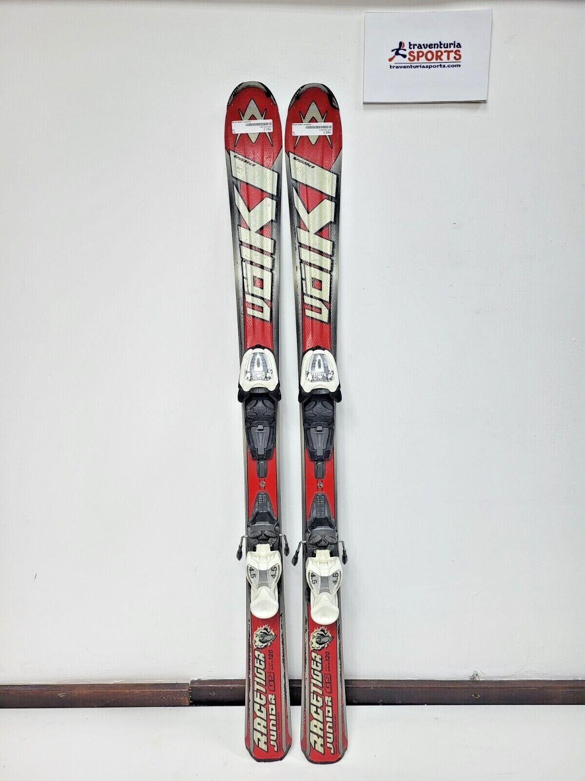 Völkl Racetiger GS JR 120 cm Ski + Marker 4.5 Bindings Winter