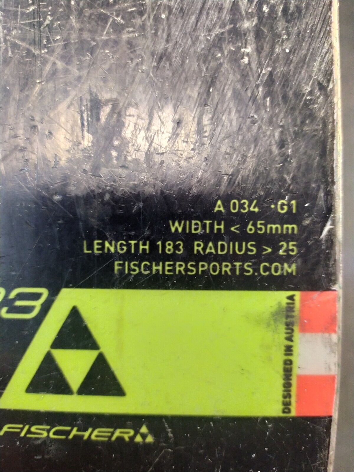 Ski Fischer RC4 GS 183 cm + fixations Tyrolia 10 neuves BSL Sports d’hiver Plaisir