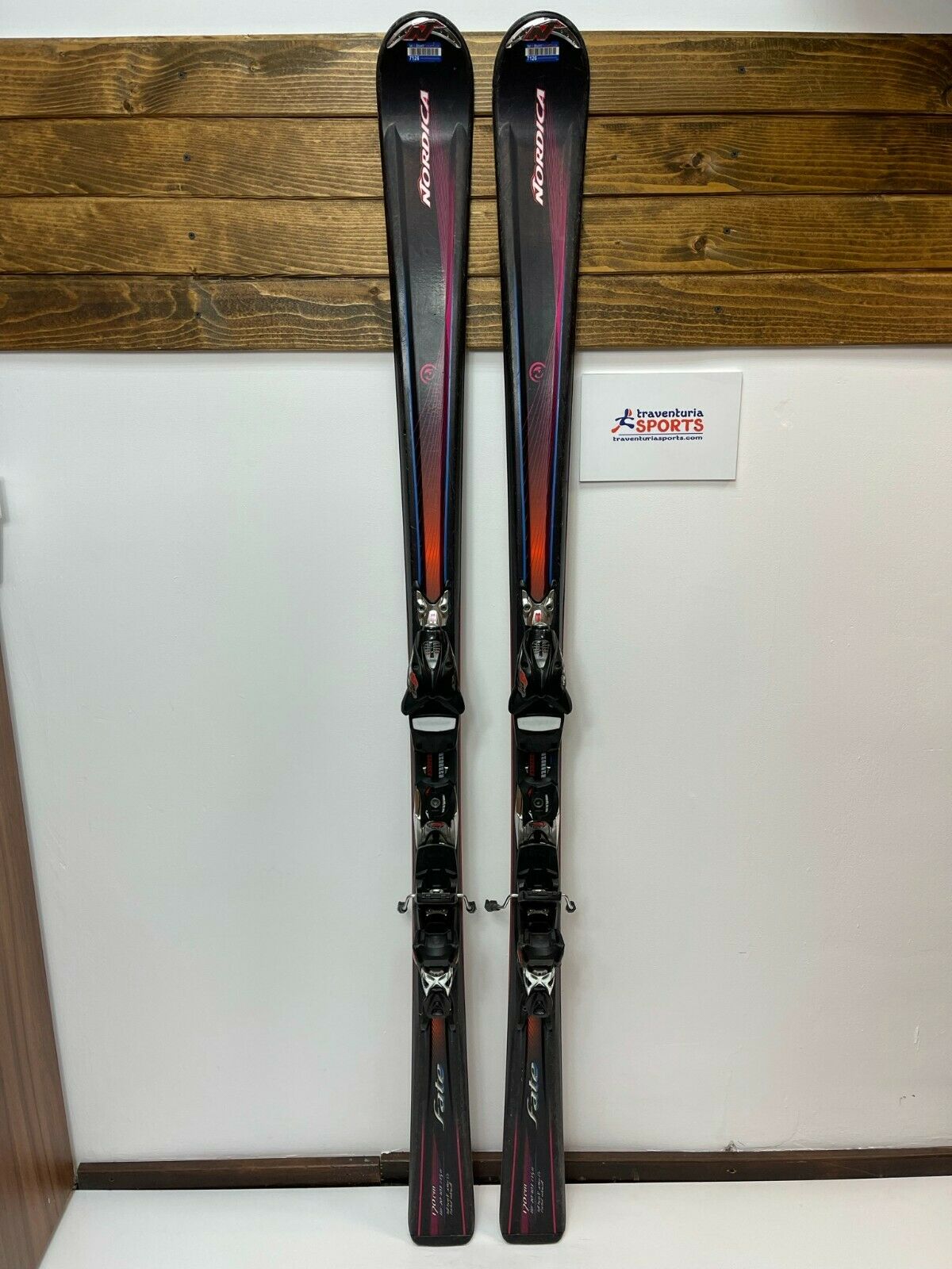 Nordica Fate 170 cm Ski + Nordica 12 Bindungen Winter Schneesport Outdoor Spaß