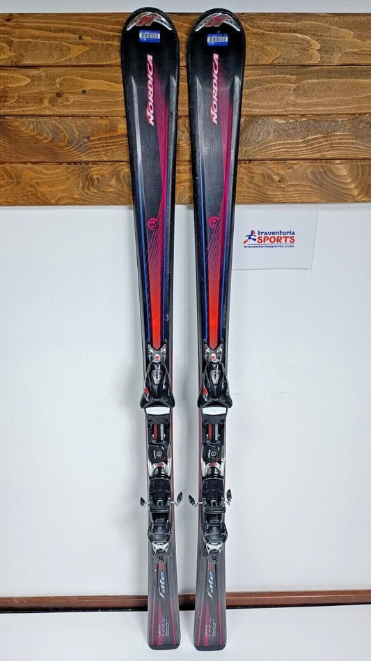 Nordica Fate 170 cm Ski + Nordica N Pro 12 Bindings Winter Snow Sport Outdoor