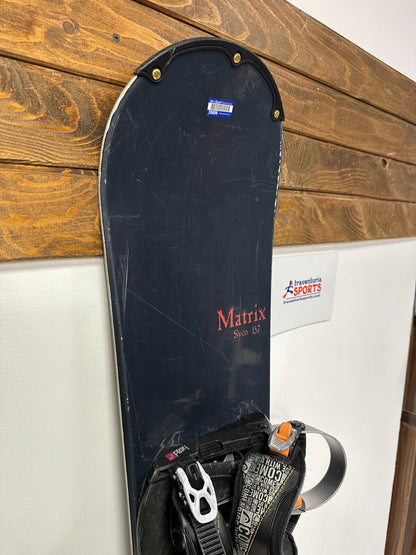 Matrix Syco 157 cm Snowboard + HEAD Leihbindungen L Winterabenteuer-Spaß