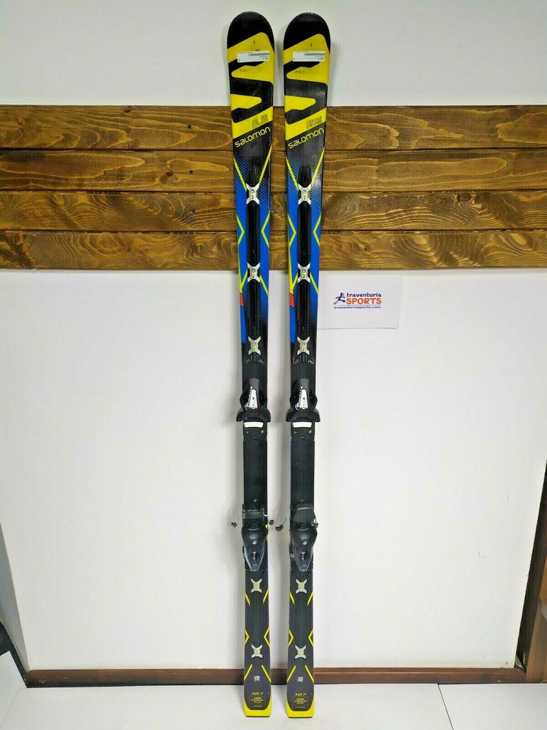 salomon gs ski Salomon GS XRace 187 cm Ski + BRAND NEW Tyrolia SX 10 Bindings BSL Adv – Traventuria Sports