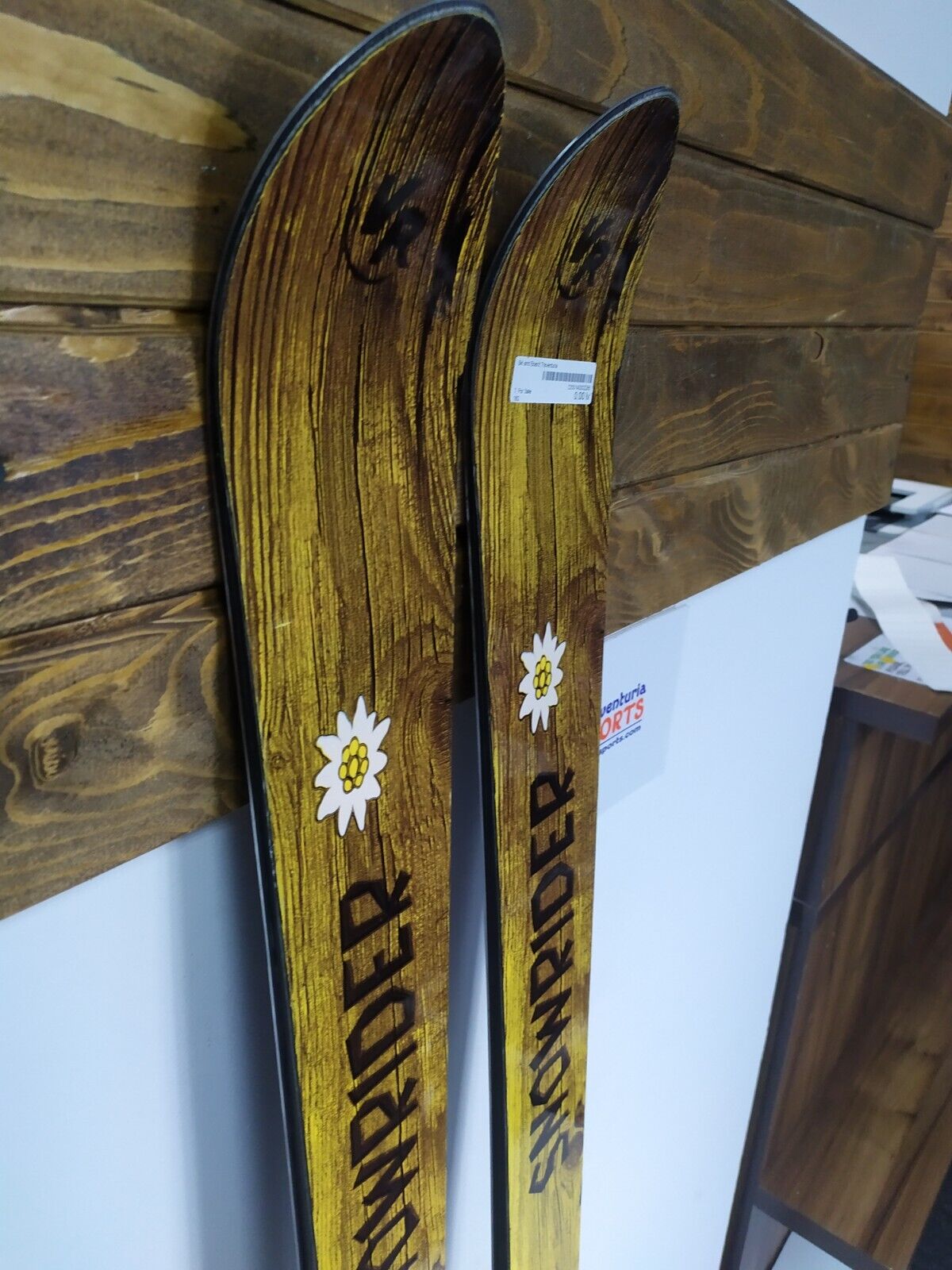 Snowrider Speedrocker VR 160 cm Ski + NEW Tyrolia SX 10 Bindings Handmade Speed