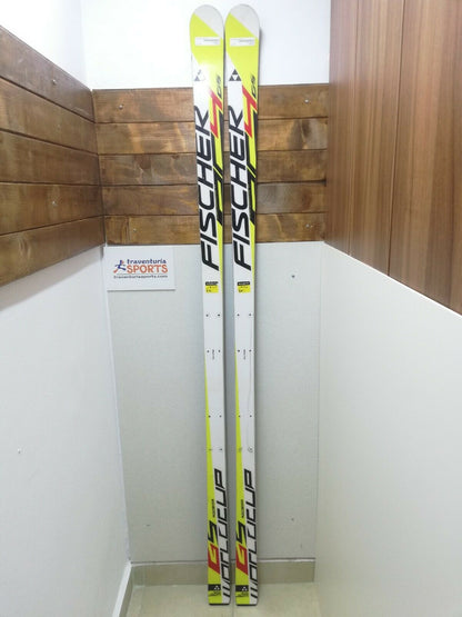 Fischer RC4 WC GS 195 cm Ski CBS Winter Downhill Adventure Speed ​​ohne Bindungen