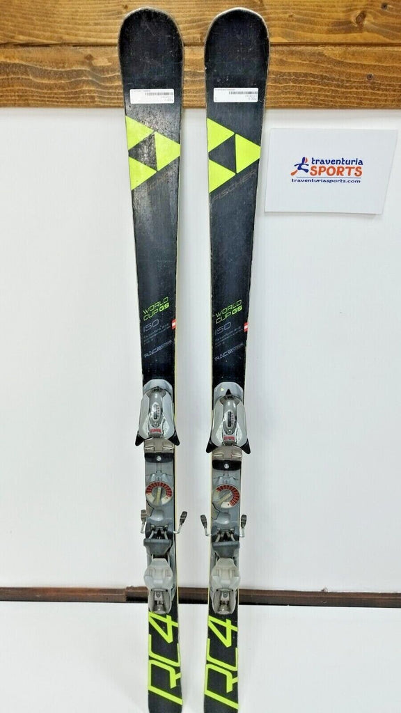 Fischer RC4 GS World Cup 150 cm Ski + Marker 10 Bindings Winter Sport Fun Snow