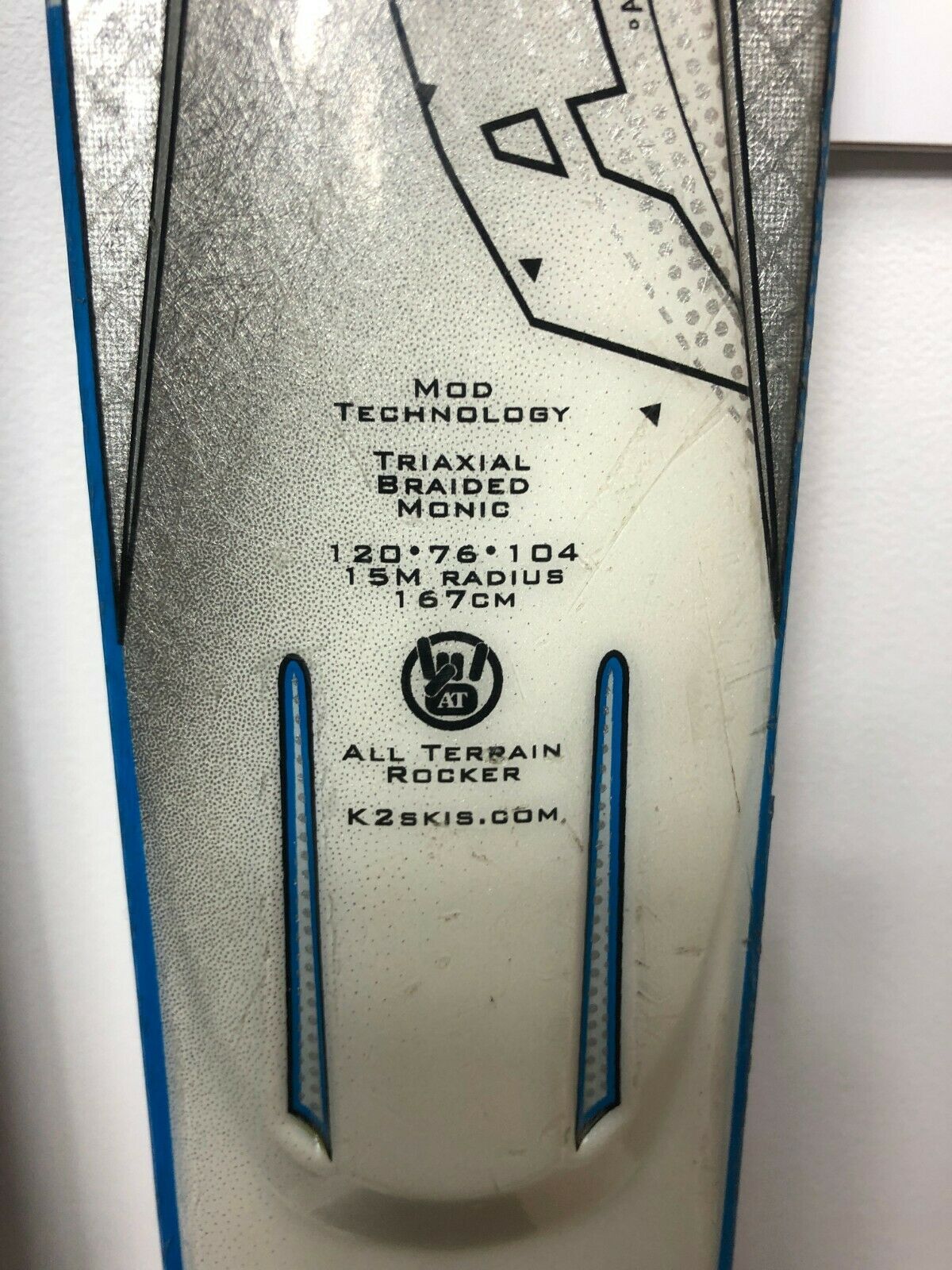K2 RX AMP 167 cm Ski + Marker 10 Bindungen Wintersport Schnee Outdoor Spaß