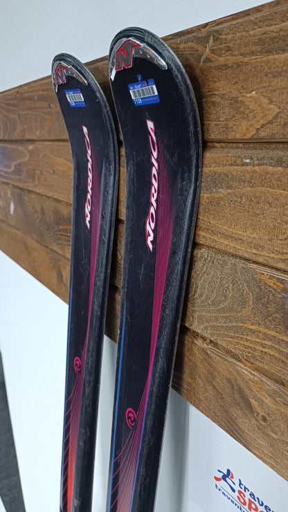 Nordica Fate 170 cm Ski + Nordica N Pro 12 Bindungen Winter Schneesport Outdoor
