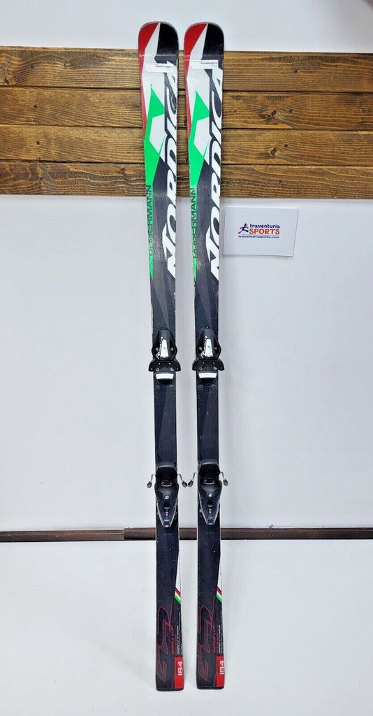 Nordica Dobermann GS World Cup 184 cm Ski + Brand New Tyrolia 10 Bindings Sport