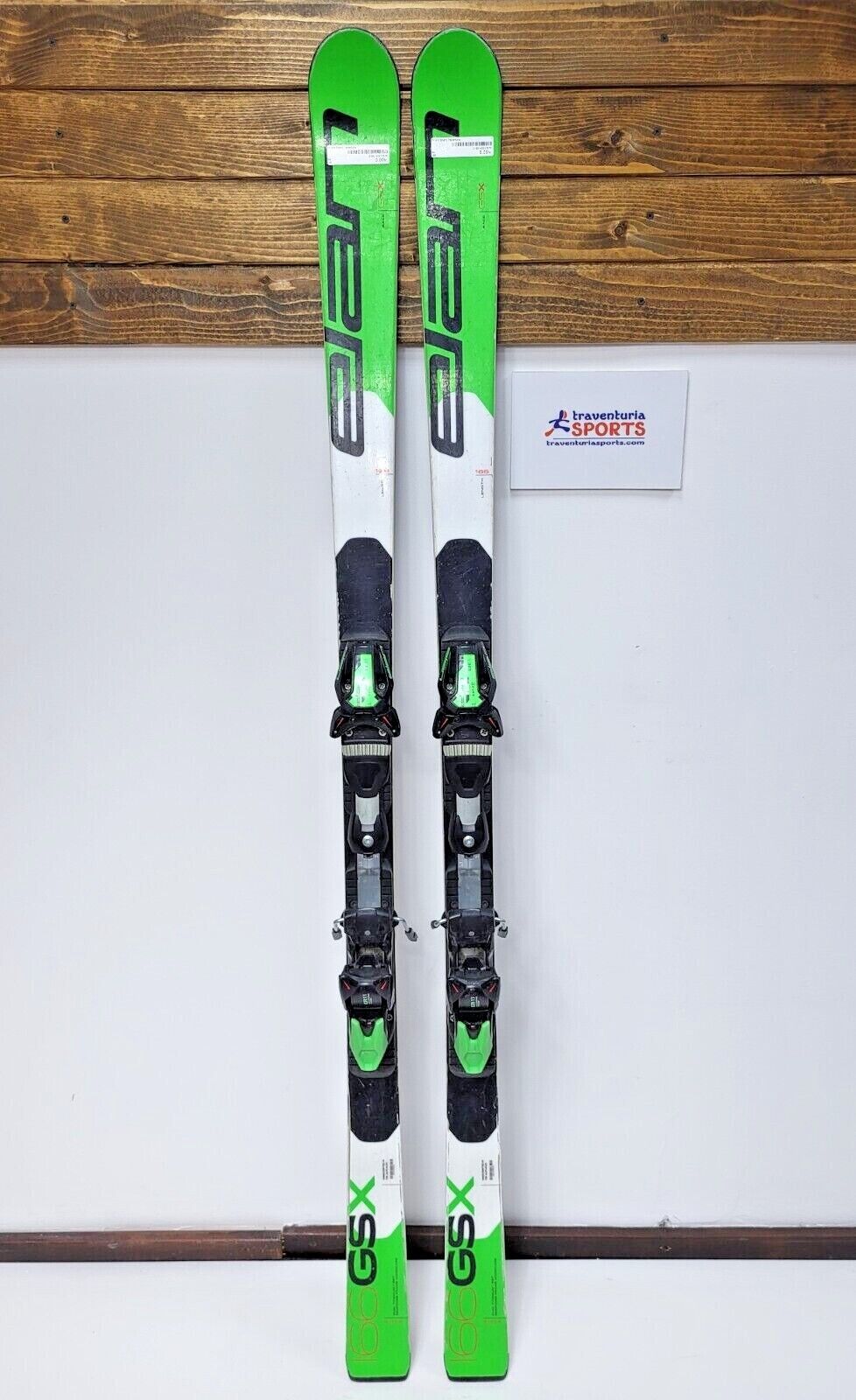 Elan GSX Race 166 cm Ski + fixations Elan ER 11 Hiver Plaisir Neige Aventure Sport