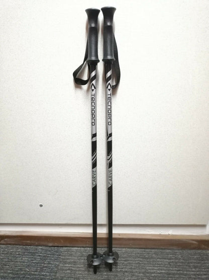 Nagelneue Kinder-Skistöcke Tecnopro 70 cm für Winterspaß im Schnee
