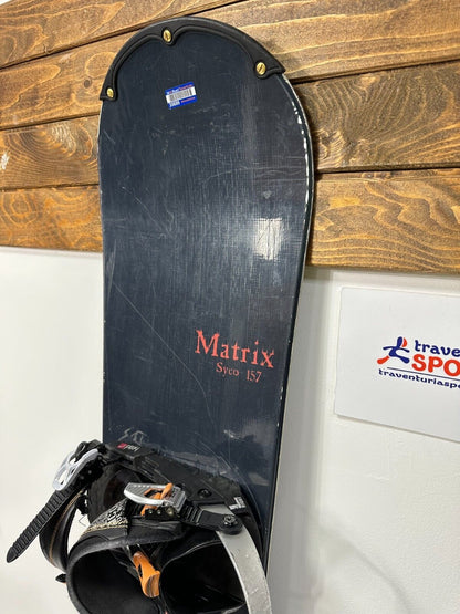 Matrix Syco 157 cm Snowboard + HEAD Leihbindungen L Winterabenteuer-Spaß
