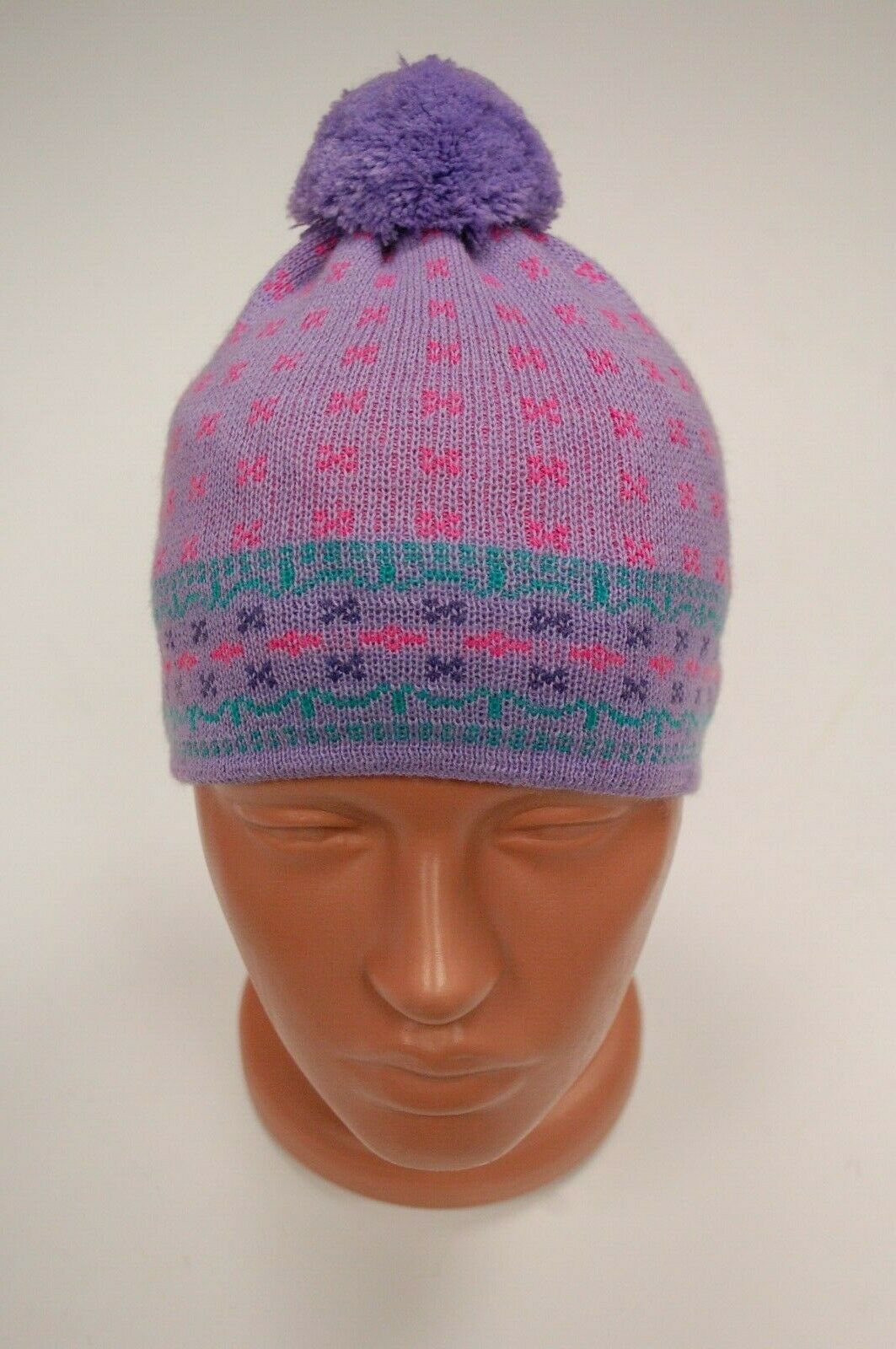 Cappello da sci invernale caldo lavorato a maglia Spluga Tricot, raro, pratico e confortevole, NUOVO DI ZECCA!