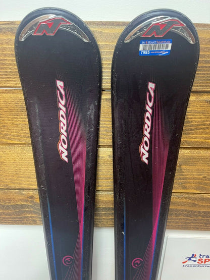 Nordica Fate 170 cm Ski + Nordica 12 Bindings Winter Snow Sport Outdoor Fun
