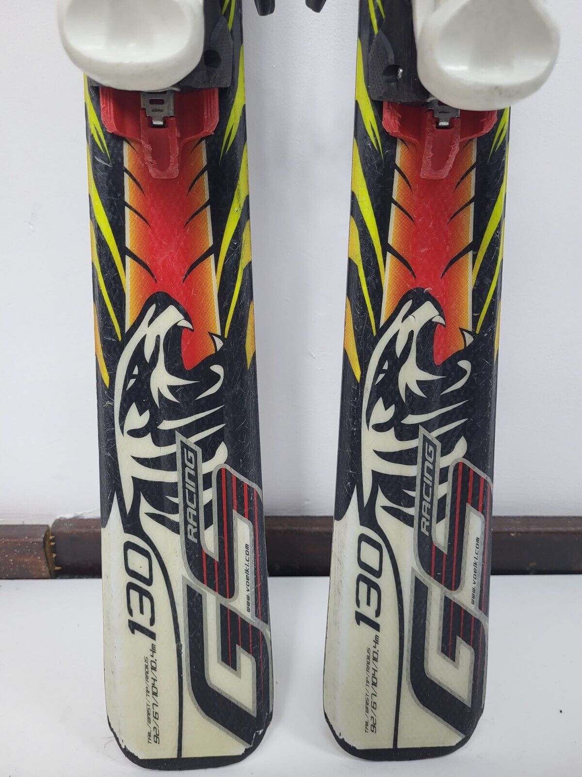 Völkl Racetiger GS JR 130 cm Ski + Marker 7 Bindings Winter Sport Snow Fun