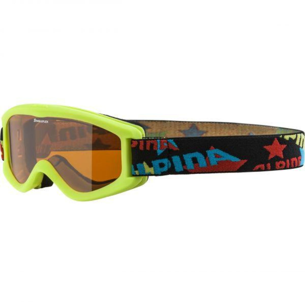 Alpina Carvy 2.0 Kids Ski Goggles Lime