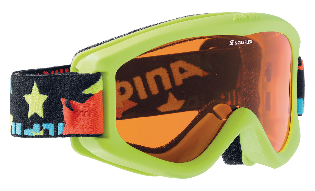 Alpina Carvy 2.0 Kids Ski Goggles Lime
