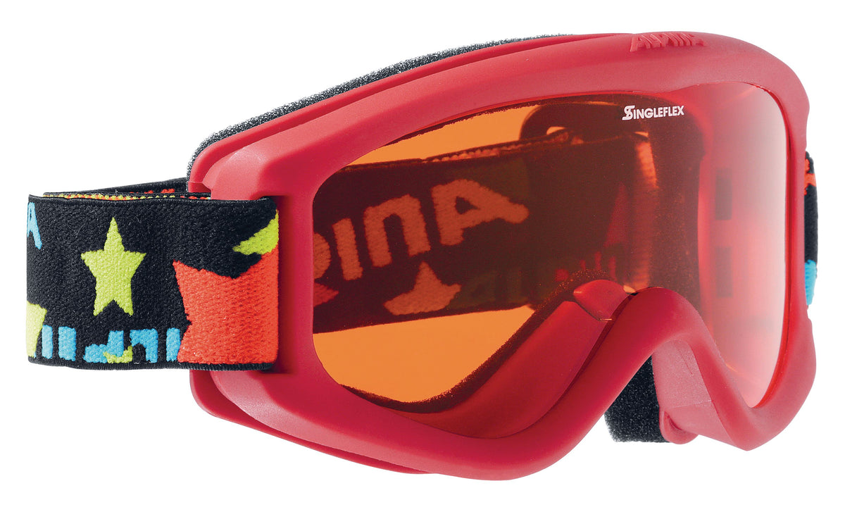 Alpina Carvy 2.0 Kids Ski Goggles Red