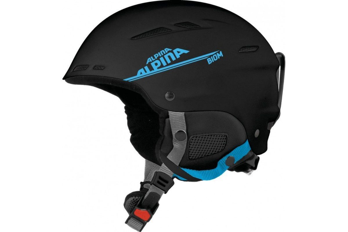 Alpina Helmet Biom Black Cyan Mat