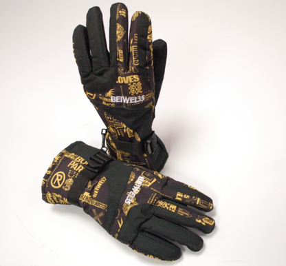 Beiei ski gloves yellow