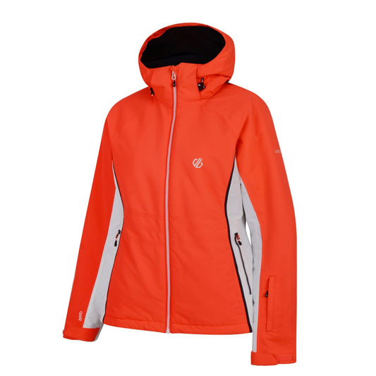 Dare 2b Thrive Ski Jacket Ladies Fiery Coral