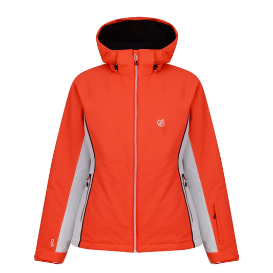Dare 2b Thrive Ski Jacket Ladies Fiery Coral