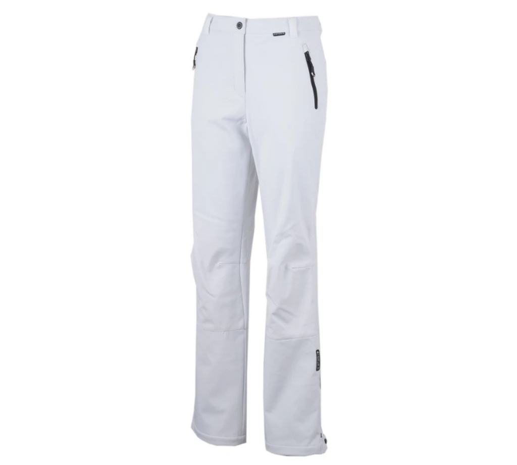Softshell White Ski Trousers Womens Poivre Blanc White Soft Shell