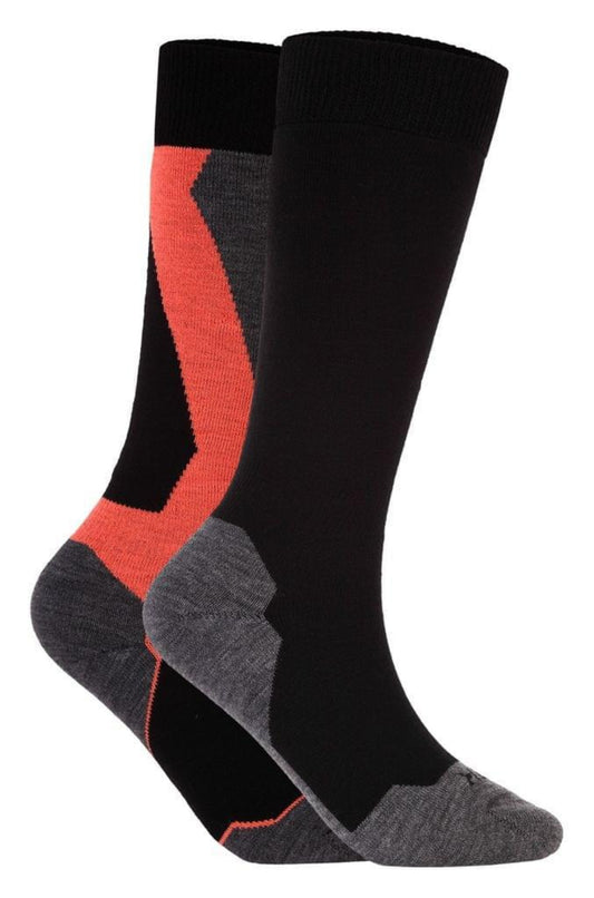 Icepeak Melma Ski Socks 2 pp grey/orangee